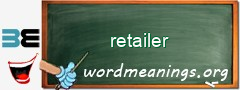 WordMeaning blackboard for retailer